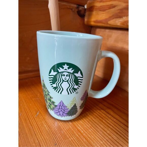 Starbucks 2020 Holiday 12oz. Mug Cup Trees - Picture 1 of 4